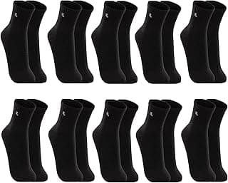 Lupo Kit 10 Pares Meia Cano Médio Masculina Feminina Adulto Academia Esportiva Sola Atoalhada Algodão Original