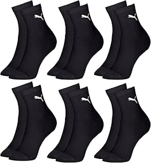 Kit 6 Pares Meia Puma Cano Médio Alto Esportiva Dry Original