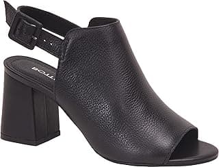 SANDÁLIA FEMININA BOTTERO 372003 EM COURO SALTO BLOCO 7,5 CM