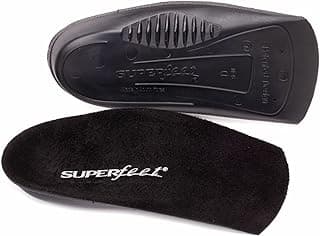 Palmilhas femininas Superfeet EASYFIT, palmilhas ortopédicas para sapatos sem salto, mulheres, corvo