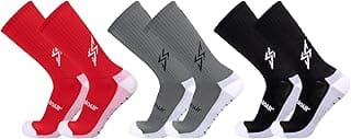 J COLOUR Meias de futebol de Tubo Médio Masculinas Multifuncionais, Meiãs Antiderrapante Esportivas de Basquete de Corrida