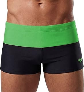 Sunga Boxer Masculina Speedo Dry Fit para Natação e Praia Durável com Forro Frontal Estampa Color Block