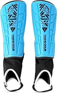 Vizari Caneleiras de futebol Malaga para crianças | Equipamento de futebol juvenil para meninos e meninas | Equipamento de proteção de futebol | Alças ajustáveis