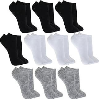 Kit 10 Pares Meia Soquete Invisível Respirável Basic Selene