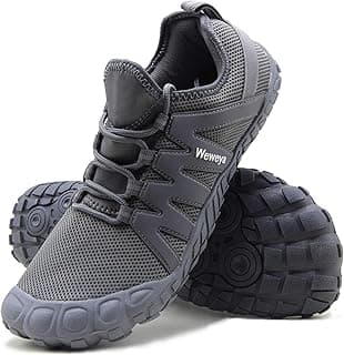 Weweya Barefoot Shoes Tênis masculino minimalista para corrida e cross training