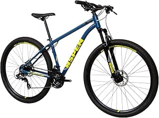Caloi Bicicleta Aspen, Aro 29, Tamanho 17, Câmbio 24 Velocidades, Azul
