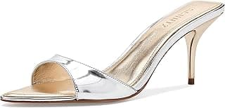 Schutz Sandálias femininas Elodie, Prata, 35