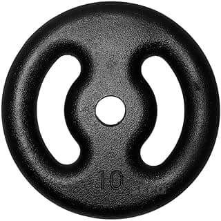 Anilha de Ferro Fundido Pintada 10 Kg Preto