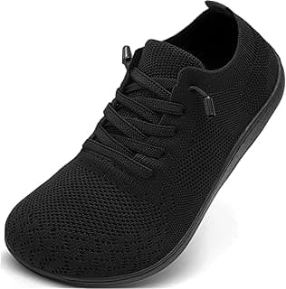 VXGGVX Sapatos descalços para mulher, largos, sem atacadores, para corrida, ténis, caminhadas, minimalistas, respiráveis, sola zero queda, para treino, ginásio, viagens
