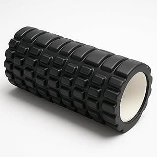 Rolo Massageador Miofascial Foam Roller EVA Alta Densidade – Liberação Muscular para Yoga, Pilates e Fisioterapia, Estrutura Interna Reforçada