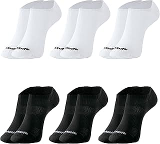 Kit 6 Pares Meia Invisível Mash Microfibra de Poliamida Esportiva Masculina Adulto