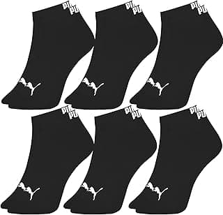 Kit 6 Pares Meia Puma Sapatilha Esportiva Cano Curto Feminina Adulto