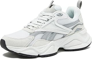 Tênis de corrida Reebok Charge Run feminino branco e cinza