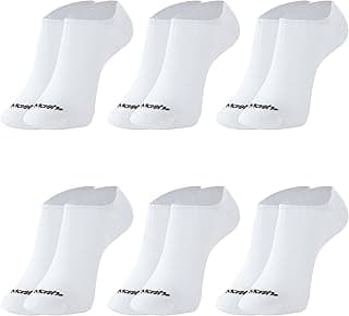 Kit 6 Pares Meia Invisível Mash Microfibra de Poliamida Esportiva Masculina Adulto