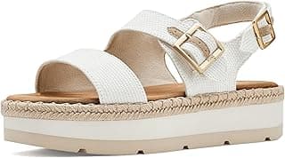 TOMS Sandália feminina Giana Espadrille Wedge