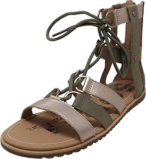 Sandálias Gladiadoras Sorel Ella Gladiador com cadarço feminino