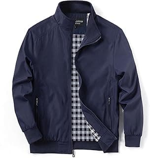 URBANFIND Jaqueta esportiva masculina, leve, corta-vento para atividades ao ar livre