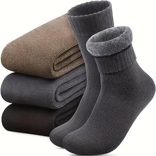 Genérico Kit Pares Meia Térmica Forrada Quentinha Masculino Feminino Flanelada