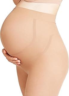 FALKE Meias femininas de 9 meses, denier transparente 20, meias de maternidade para mulheres, 1 par