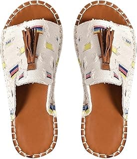 GORGLITTER Sandálias femininas coloridas de verão 2026 Boho coloridas para férias mexicanas sem salto