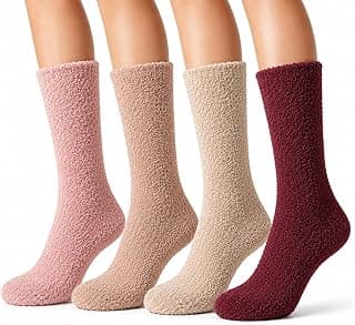 Genérico Kit ou Pares Meia Térmica Flanelada ou meias atoalhadas Unissex Inverno Frio Intenso Meia Térmica Feminina e Masculina