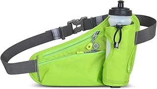 Cinto Hidratação Esportivo Bolsa Cintura para Corrida Bum Bag com Suporte Garrafa de Água Atividades Ciclismo Trekking C