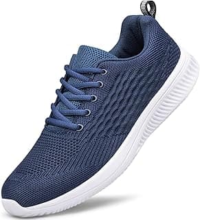 Raoendis Tênis de corrida masculino, ultraleve, respirável, antiderrapante, atlético, moderno, malha, treino, casual, esportivo