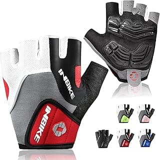 Luvas de ciclismo INBIKE masculina Mountain Bike 5 mm Gel Pad absorvente de choque antiderrapante respirável MTB DH Road Bicicleta Luvas
