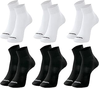 Kit 6 Pares Meias Mash Cano Curto Microfibra Esportiva Respirável Academia Masculino