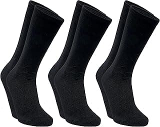 Selene Kit 3 Pares de Meias Masculinas Cano Longo Casual Algodão Premium Respirável Macia e Confortável Cor Preto Tamanho 39 a 43