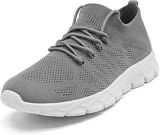 VXGGVX Tênis de corrida masculino, leve, atlético, treino, academia, respirável