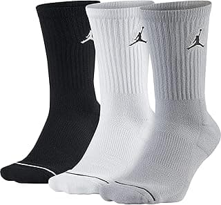 NIKE Meias unissex Jordan Jumpman (pacote com 3)