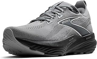 Brooks Tênis de corrida masculino Glycerin 22 Neutral, Primer Gray/Ebony/Bluewash, 44 BR