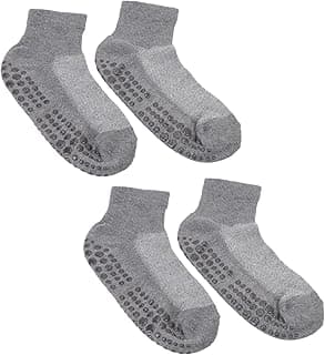 Meias Extra Largas para Pés Inchados, 2 Pares de Meias para Diabéticos para Homens, Meias Hospitalares Antiderrapantes Com Alças, Meias Bariátricas Extra Largas, Meias (S)