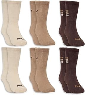 Kit 6 Pares De Meia Infantil Puma Cano Alto Algodão Menino Criança