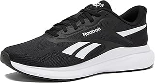 Reebok Energen Run 4 Tênis de corrida masculino, leve, atlético, masculino, tamanho 36 a 48, Preto/branco, 40