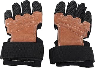 Asixxsix Luvas de Treino, Luvas Acolchoadas para Levantamento de Peso Com Suporte de Pulso para Homens e Mulheres, Proteção Total para a Palma da Mão, Malha Respirável, Punho