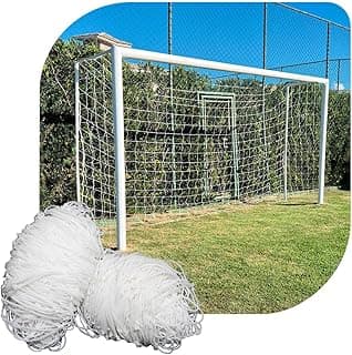 Par de Rede para Trave de Gol Society Suiço 5mts Fio 2 Caixote Nylon