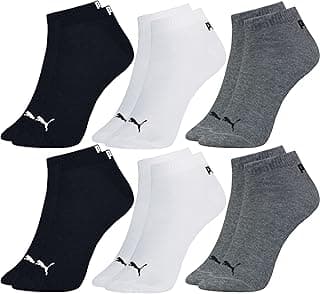Kit 6 Pares Meia Puma Cano Curto Soquete Academia Everyday Esportiva Masculino Adulto Original
