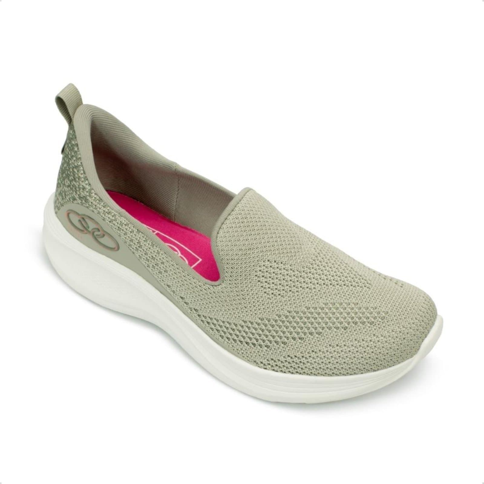 Tênis Olympikus Slip On Safira Casual Verde para mulheres