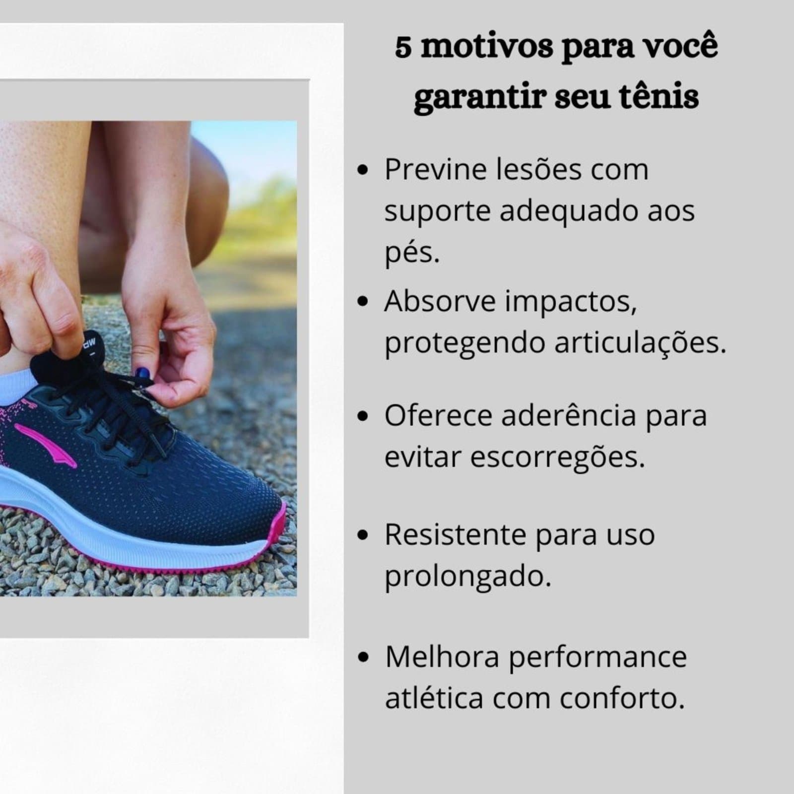 Kit 2 Tênis Femininos Ortopédicos Esportivos para Academia Treino Corrida + Relógio Led