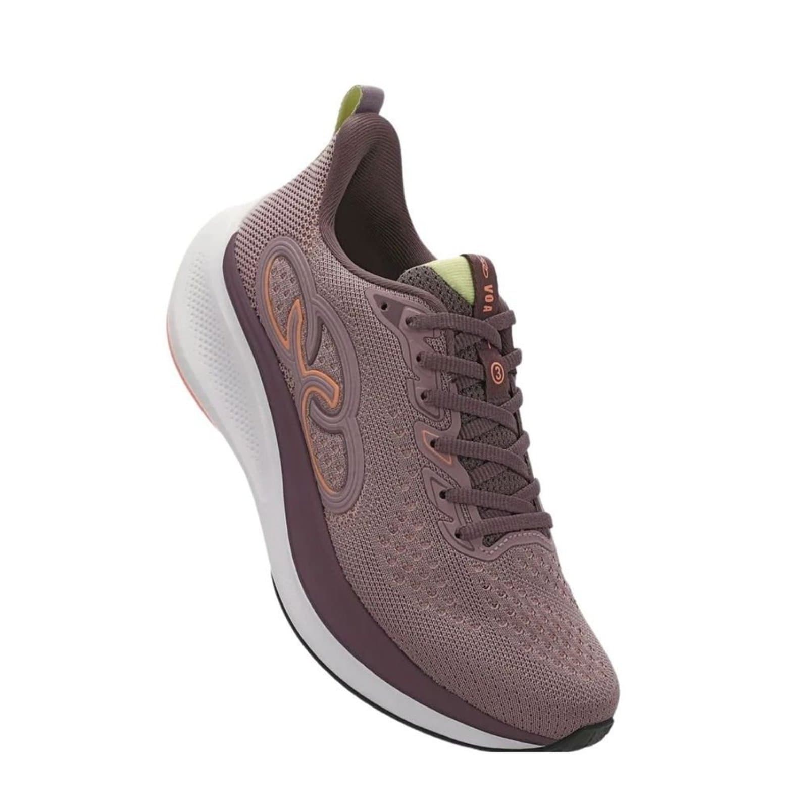 Tênis Corrida Feminino Olympikus Voa 3 Roxo Marrom