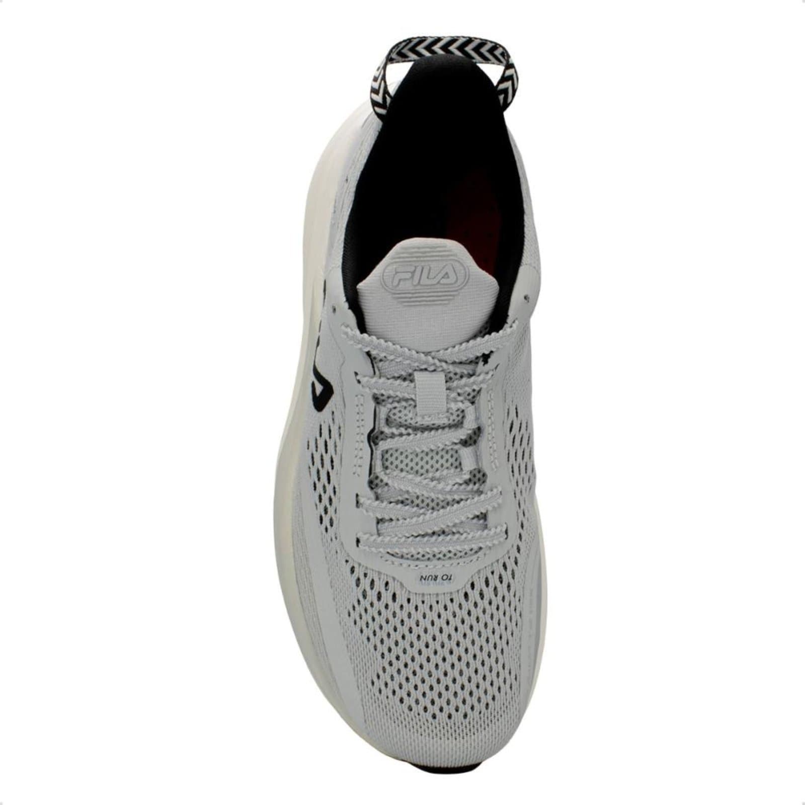 Tênis Fila Racer T2 Xtreme para corrida, cinza, com tecnologia Speed Tech.