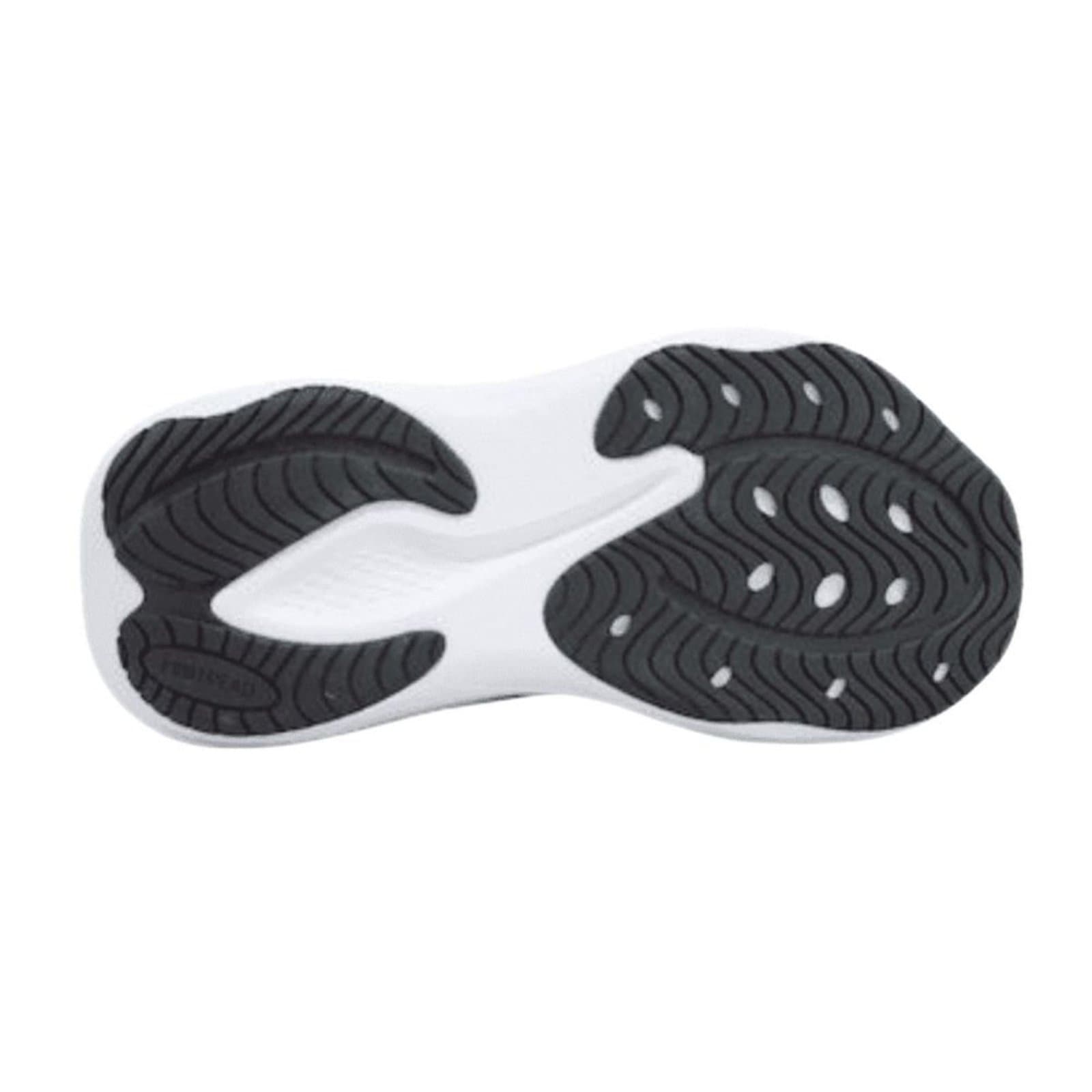 Sola do tênis Puma Scend Pro 2 para corrida feminino preto.