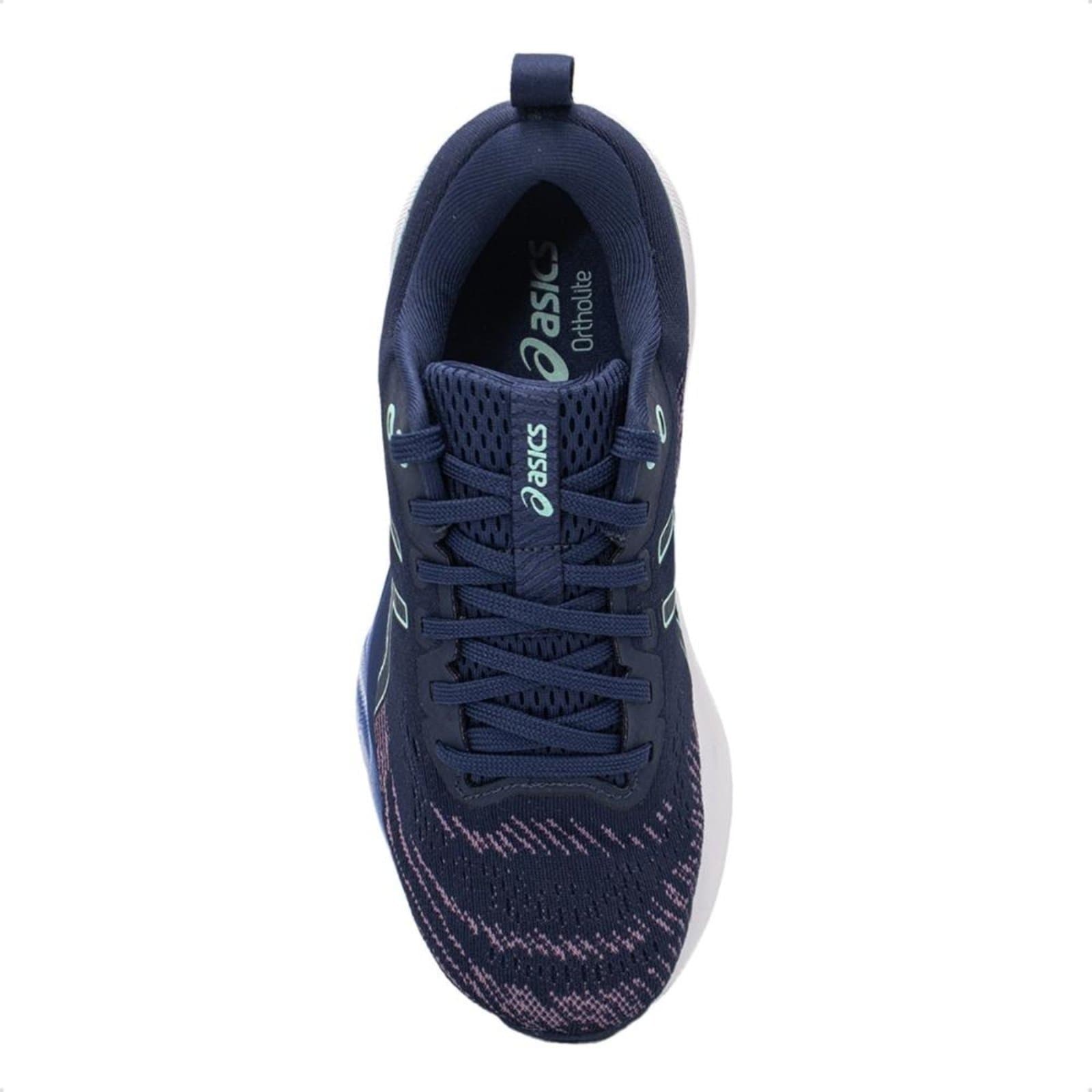 Tênis Asics Gel-Electrus 2 feminino azul escuro, com design inovador.