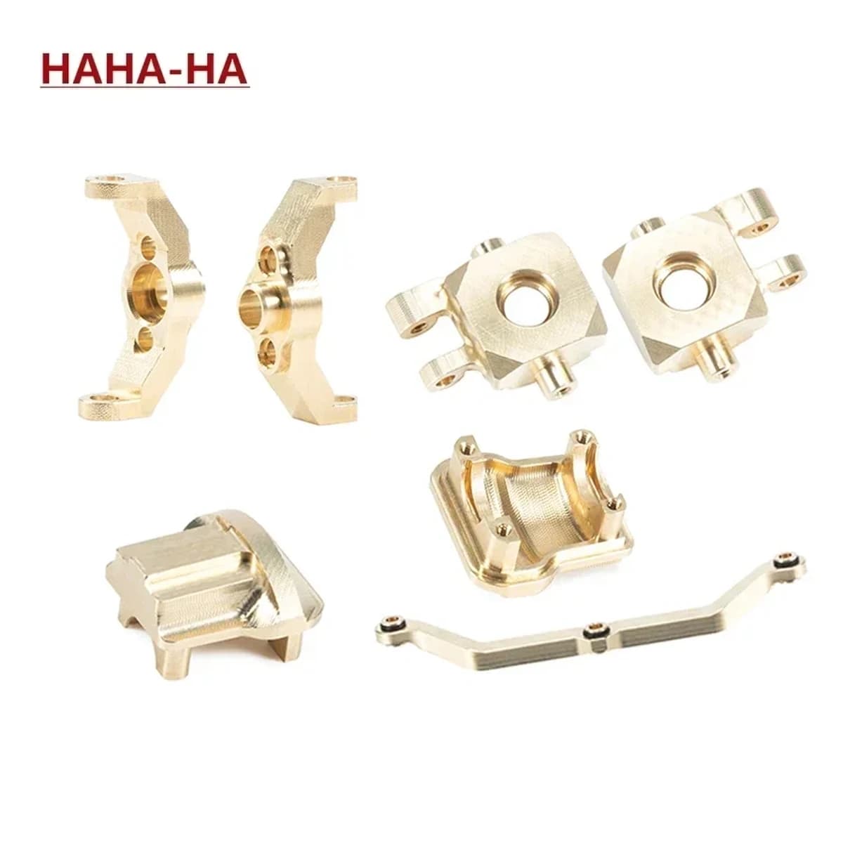 Trx4m blocos de ligação de direção de peso de bronze junta diff capa blocos de rodízio para 1/18 rc rastreador TRX-4M peças de atualização