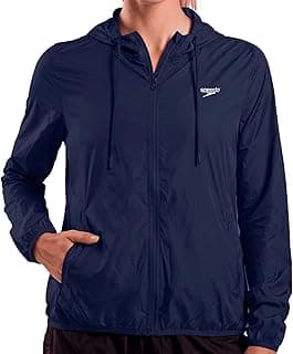 Jaqueta Esportiva Corta Vento Feminino com Bolso e Capuz Speedo
